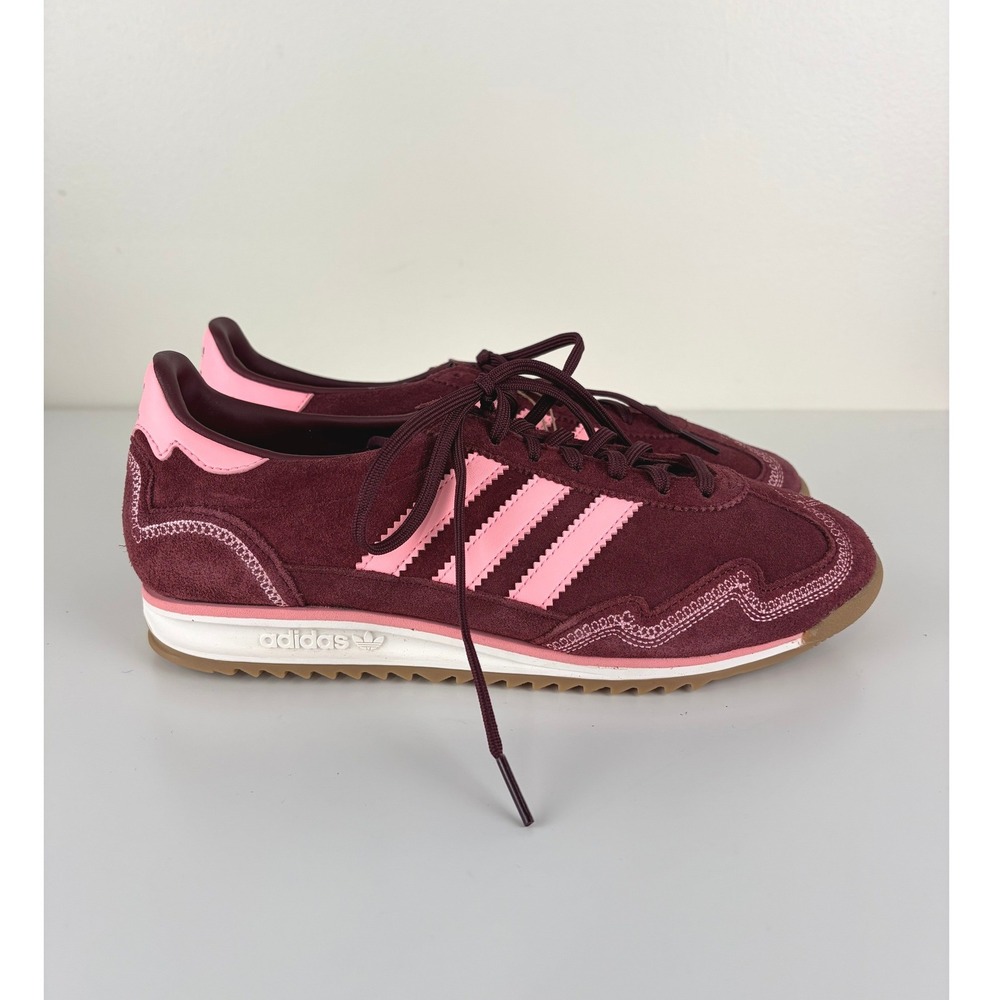Adidas SL 72 OG Pink Spark Shadow Red Suede Sneakers Women's 8.5 NWT
